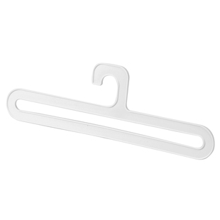 超市毛巾挂钩塑料围巾架成人方框衣架白丝巾展示专用平行一字裤架