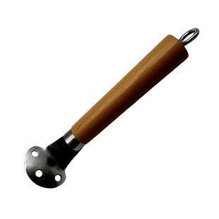 三孔实木章丘铁锅炒菜锅把手铁锅把手柄锅柄炒锅把手柄配件可拆卸