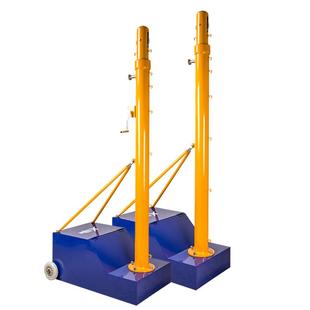 函翔羽毛球网架便携式标准户外多功能排球网柱室外可移动气排球架