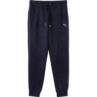 Puma/彪马官方新款男士束脚收口时尚系带运动休闲针织长裤