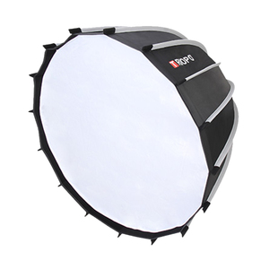 捷宝KP2保荣口快装柔光箱深抛罩70/90/120CM深口抛物线影棚外拍摄影直播快拆便携格栅适用神牛爱图仕补光灯