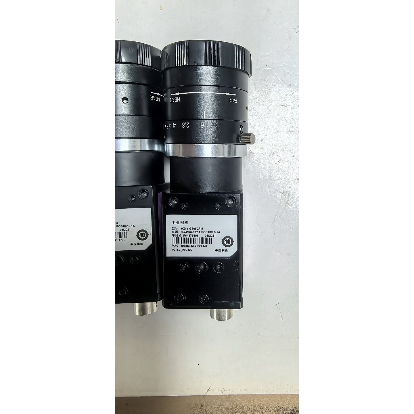 议价HZTEST工业相机HZ11GT050RM紫色外壳实维修图片