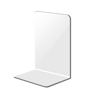 透明书立加厚亚克力书立架书夹固定书本立架书架桌面书架收纳书靠书挡学生用桌边书桌书挡板隔板书撑放书支架