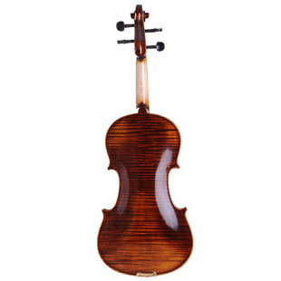 老工匠提琴儿童成人考级演奏高档整板全手工小提琴进口乌木配件