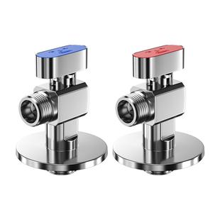 潜水艇球阀全开角阀全铜 燃气热水器专用大流量4分开关八字阀通用