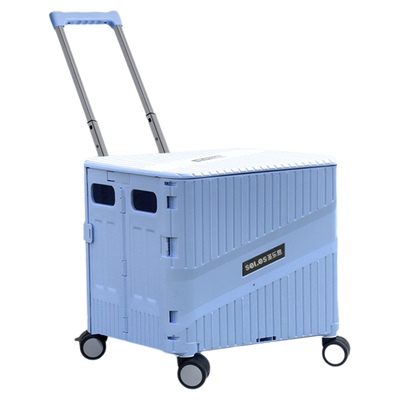 家用斜拉购物车小拉车可折叠推车