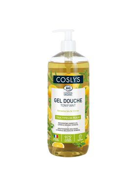 COSLYS有机马鞭草柠檬沐浴露 法国进口清爽感低泡天然1L超大容量