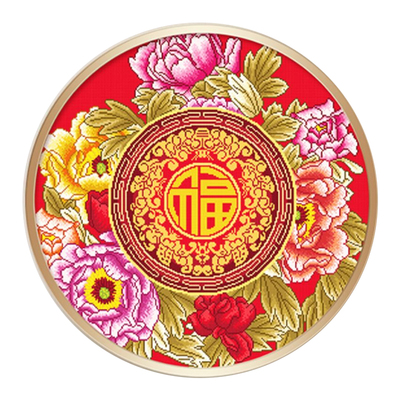 ks十字绣客厅玄关挂画壁画房间