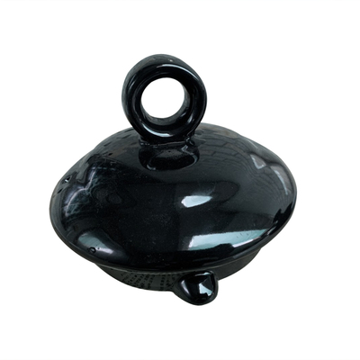 通用亮光黑陶瓷壶盖子砂锅电