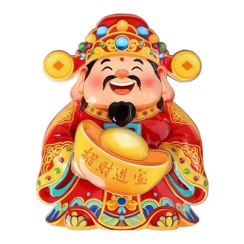 摇头财神磁吸摆件喜庆装饰品