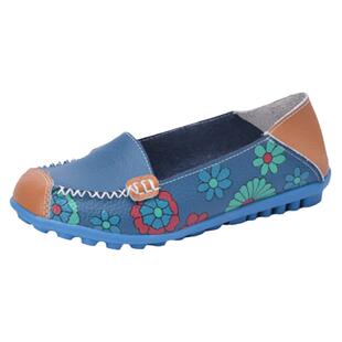 真皮老北京布鞋妈妈鞋豆豆鞋女软底女鞋女款皮鞋女士休闲鞋鞋子