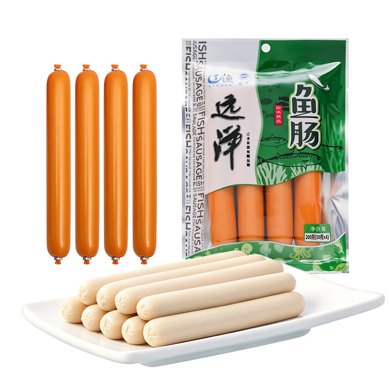 大连辽渔远洋鱼肠特产海鲜零食即食早餐肠办公室宿舍旅游伴手礼