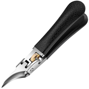 圆度斜口加长指甲刀甲沟专用剪鹰嘴尖头钳修脚刀具嵌甲灰长肉里炎