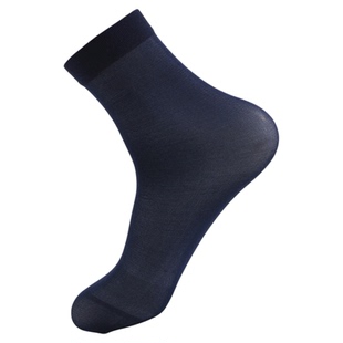 男士袜子男款夏季薄款中筒正装丝袜防臭运动袜透气冰丝商务丝光袜