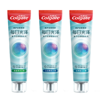 高露洁清新口气焕发自然光泽牙膏