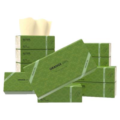 桔子姑娘384张抽纸大包纸巾家用整箱家庭装实惠装餐巾纸面巾纸