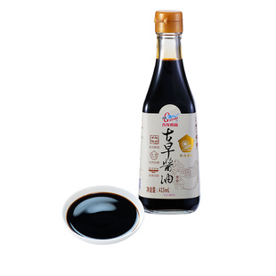 古龙特级古早酱油无碘盐黄豆365天酿造晒家用调味炒菜头抽415ml