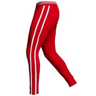 希宾 男士棉秋冬薄款保暖裤单件弹力打底紧身运动U凸秋裤9分短款