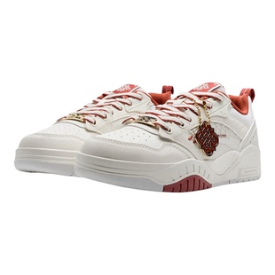 特步新晖情侣板鞋女鞋春季新款增高男鞋新年红色鞋子休闲运动鞋