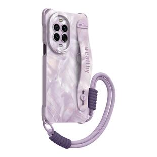 洛可可GGUU适用华为nova14pro手机壳nova14新款ultra支架12外硅胶13的腕链pro一体可背带斜挎长挂绳nova女软