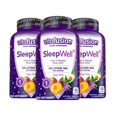 vitafusion褪黑素睡眠软糖60粒