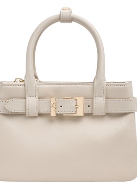 复古牛皮凯莉包CHARLES&KEITH
