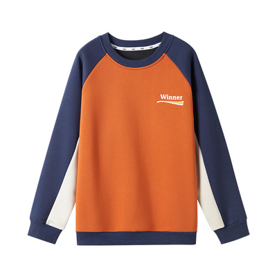 胖童冬装加绒加厚卫衣针织棉