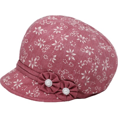 女士中老年风秋季奶奶薄款鸭舌帽