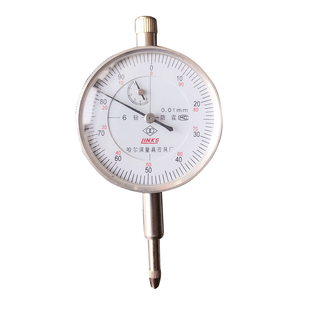 哈量6钻防震百分表0-10精度0.01杠杆百分表千分精密型0-5数显表座