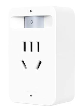 鸿雁智能插座wifi毫米波雷达感应家用空调伴侣热水器定时插10a16a