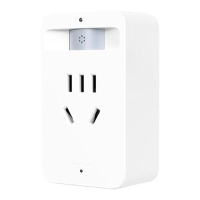 鸿雁智能插座wifi毫米波雷达感应家用空调伴侣热水器定时插10a16a