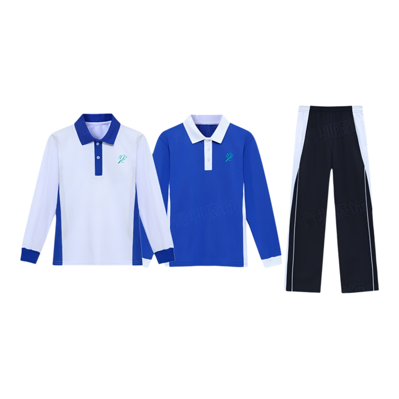 深圳初高中加厚秋冬运动校服裤子
