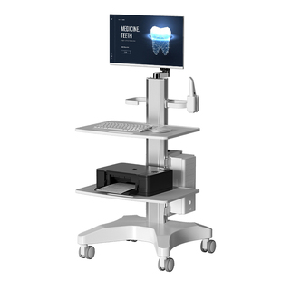 威格牙科口腔口扫移动小推车 医疗查房推车 采耳笔记本电脑台车