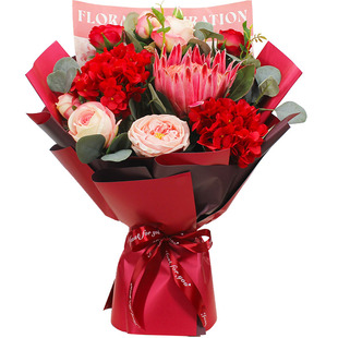 仿真花束成品大束手捧花永生颁奖舞台献花交车假花拍照教师节绢花