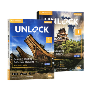 英国剑桥原版Unlock教材少儿英语听说读写Reading Writing Listening Speaking 1 2 3 4 5级 青少英语阅读写作听力口语考试教材