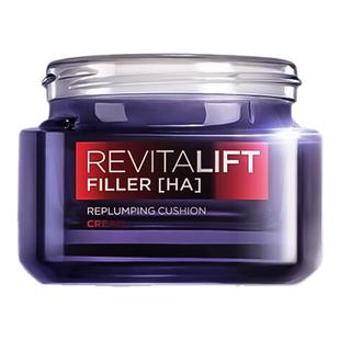 欧莱雅零点霜复颜玻尿酸熬夜面霜紧致修护补水保湿淡化细纹护肤品