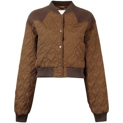 GUUKAHERO绗棉短款棒球服棉衣