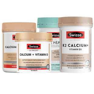 Swisse孕妇儿童柠檬酸钙片维生素K2铁片D3硫酸氨基葡萄糖胺软骨素