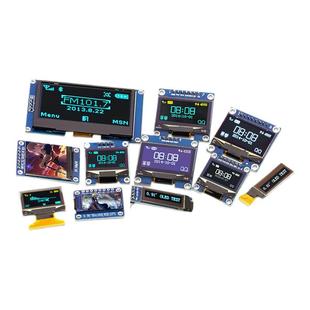 0.96寸OLED显示屏模块SPI 0.91 1.3 12864液晶彩屏幕4针6 ssd1306