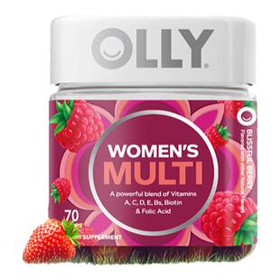 【旗舰店】olly女性复合维生素软糖ce软糖叶酸泛酸生物素抵抗力