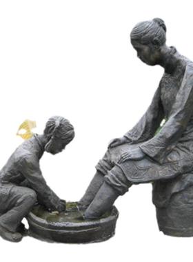 玻璃钢情景医院人物雕塑