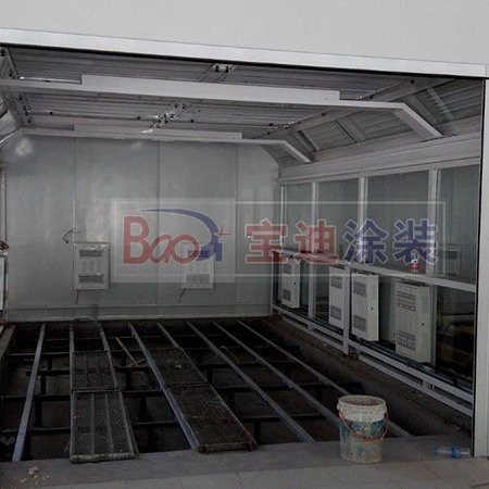 盐城宝迪供应豪华量子烤漆房 透明汽车烤漆室喷烤漆设备