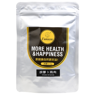 好香伴胡萝卜鸡肉条100g狗狗零食泰迪比熊金毛美毛鸡肉条洁齿营养