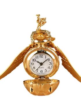 哈利波特金色飞贼甲壳虫怀表纪念