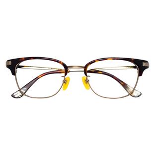 米八眼镜日本可配平光近视眼镜框男款眼镜架潮女原宿圆形复古半框