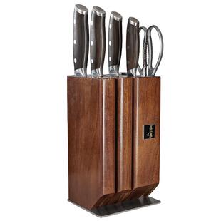 张小泉华曜刀具套装家用大马士革钢切菜刀六件套厨房菜刀斩骨小厨