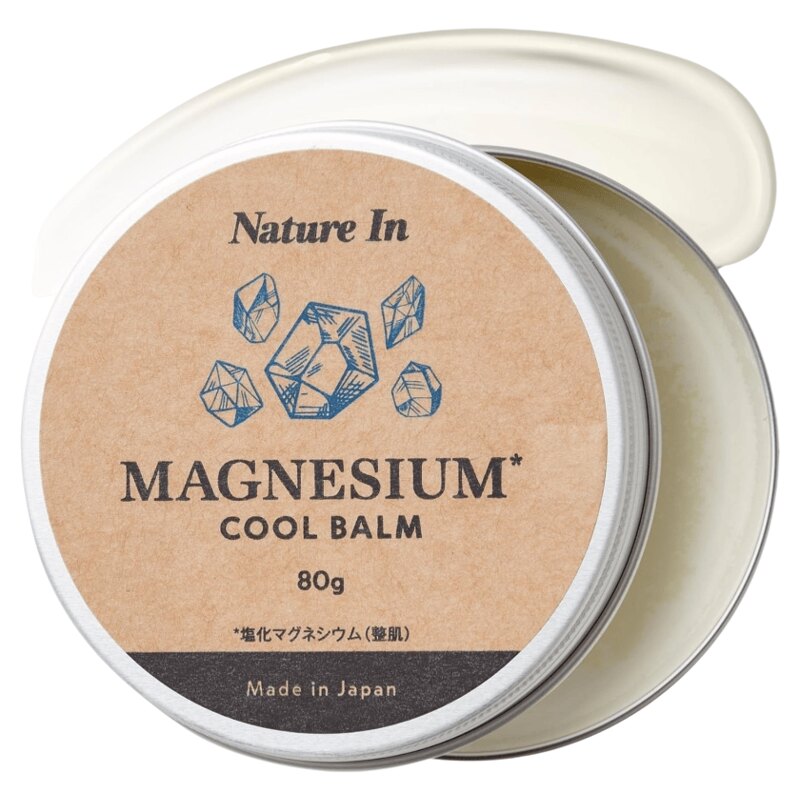 日本代购nature in 镁元素舒缓膏冰爽凉感缓肩颈肌肉僵硬运动生活