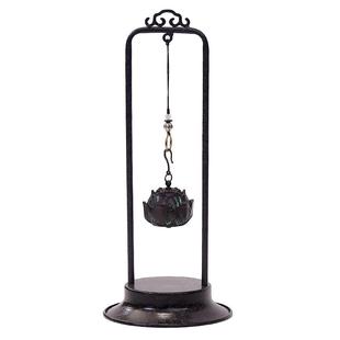 莲花挂炉仿古国风吊挂式香炉摆件香薰炉家用室内沉香茶道焚香座