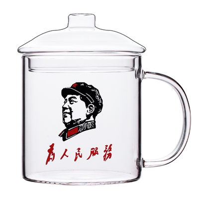 大容量玻璃杯子喝水杯防爆耐高温