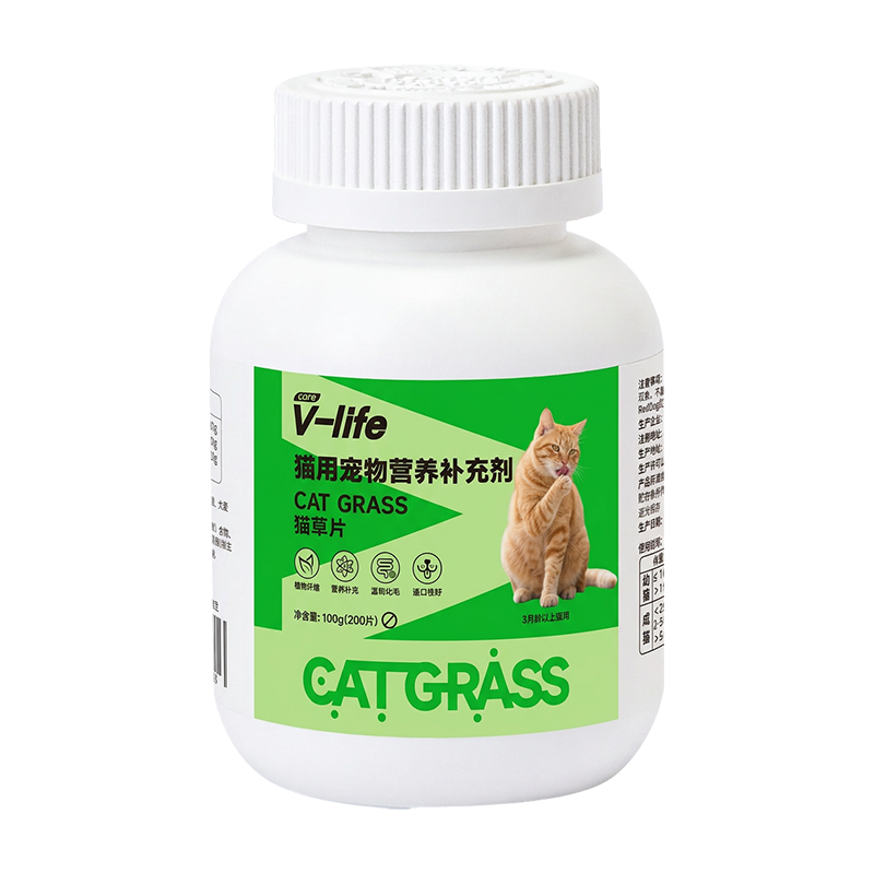 RedDog红狗猫草片100g猫咪去毛球